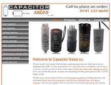 Tablet Screenshot of capacitor-sales.co.uk